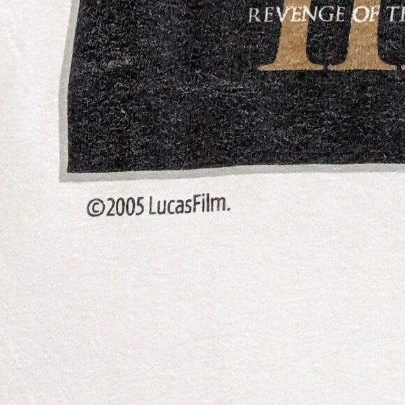 2005 Star Wars III Revenge of the Sith Movie Promo T-Shirt - Size L - Picture 3 of 5